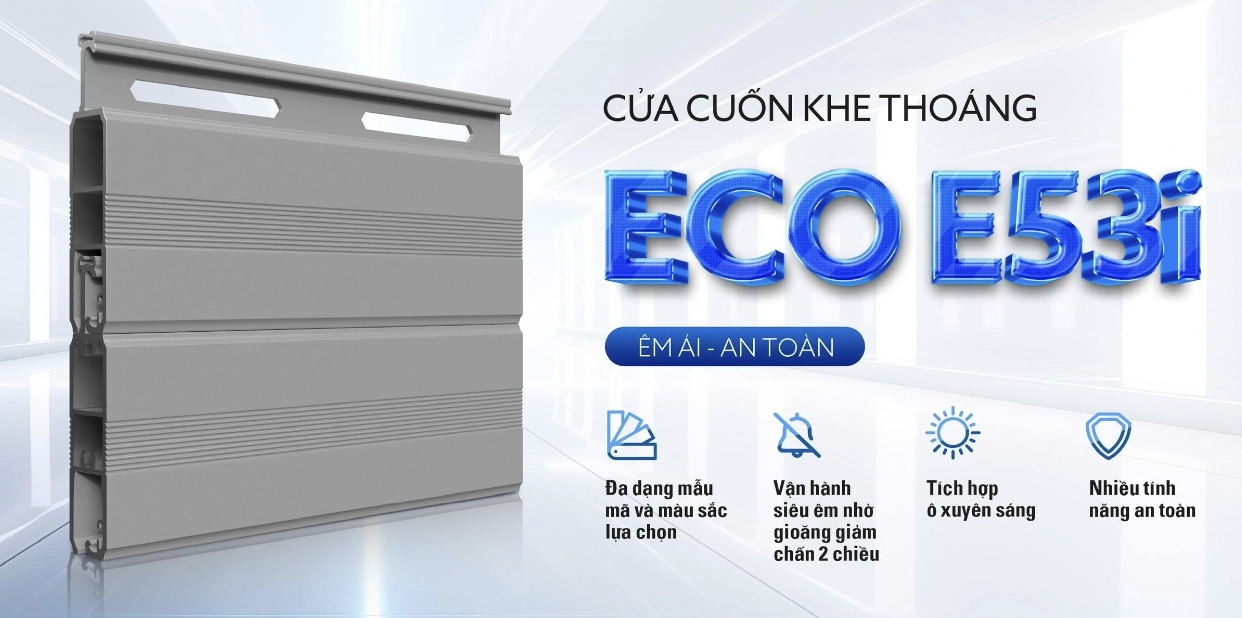 Cửa Cuốn Austdoor Khe Thoáng E53i